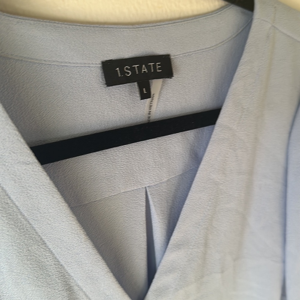 Revolve 1.State Periwinkle blouse - Picture 4 of 4